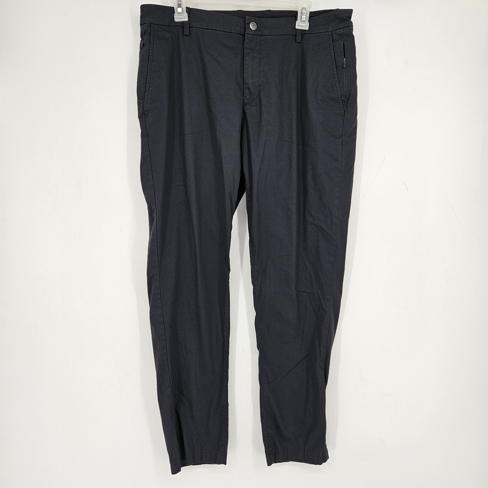 Bird Dogs Pants Mens 36x30 Black Boom Chino Performance Casual Preppy